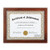 RPJC 8.5x11 Document Frame/Certificate Frames Made Solid Wood High Definition Glass Display Certificates Standard Paper Frame Brown