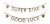 Meri Meri Gold Glitter Letter Garland Kit