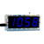 DIY Digital Clock Kit 4 Digit LED Electronic Clock Kit Large Screen with Transparent Case LED Blue