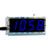 DIY Digital Clock Kit 4 Digit LED Electronic Clock Kit Large Screen with Transparent Case LED Blue