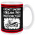 I Dont Snore I Dream Im a Motorcycle Gag Mug for Biker Lover Birthday Fathers Day for Men Dad Father Grandpa from Daughter Son Novelty Motorcycle Ceramic Coffee Mug Cup 16 Oz Black