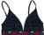 Fila Womens Logo Cotton Triangle Bralette Peacoat X-Large