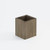 American Metalcraft WCV4 Wood Caddy/Box, Square, 4", Vintage