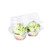 2 Compartment Cupcake ContainerCupcake box - Cupcake Carrier Holder Box - Stackable - Deep Dome - Clear Plastic - BPA-Free- Cupcake Carriers 50 PACK