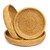 Wicker Fruit Baskets For Vegetable Bowl Food Storage Organizing Kitchen Counter Wall Decorative Natural Rattan Round Basket Serving Bowls Chips Small To Large KOLSTRAW 3 Sizes SML Honey Brown