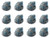 12PK Raw Apatite Mineral Specimens - Approx_ 1 - Geologist Selected  and  Hand Processed - Great for Science Classrooms - Class Pack - Eisco Labs
