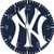Yankees Wall Clock Frameless Silent Non-Ticking Nice for Décor Or Gifts W100