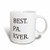 3dRose mug_151488_3 Best Pa Ever Gifts for Dads Father Nicknames Good for Fathers Day Black Text Magic Transforming Mug, 11-Ounce