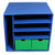 Classroom Keepers Management Center 4 Slots and 2 Drawers Blue 12-38H x 13-12W x 12-38D 1 Center