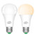Sensor Light Bulbs Dusk to Dawn LED Bulbs Auto On/Off 9W 850 Lumen Smart Light Bulb E26/E27 Base 2700k Warm White for Indoor/Outdoor Porch Garage Patio Basement Pack of 2 by LUXON