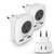 European Travel Plug Adapter 4 in 1 International Power Plug with 2 USB Outlet Adaptor Charger for US to Most of Europe EU Spain Iceland Italy France Germany 1-Pack for Europe