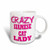 3dRose mug_175285_3 Crazy Siamese Cat Lady - Magic Transforming Mug, 11oz