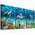 Canvas Wall Art for Living Room family Wall decor for Bedroom Bathroom Wall Decoration blue Ocean Sea Turtle Canvas Art Modern shark Pictures Artwork Paintings office Ready to Hang 12 x 16 3 Pieces Canvas Wall Art for Living Room family Wall decor for Bedroom Bathroom Wall Decoration blue Ocean Sea Turtle Canvas Art Modern shark Pictures Artwork Paintings office Ready to Hang 12 x 16 3 Pieces