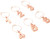 Viski 5371 Summit Copper Wine Charms