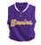 Intensity Womens Dazzle Two Button Softball Top_ PurpleWhite_ 3X_Large