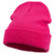 MG 12 Inch Long Knitted Beanie _ Magenta OSFM