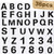 36 Pcs Large Alphabet Letter Stencils and Number Stencils_Reusable Letter Stencils for Painting on Wood Wall Fabric Rock Chalkboard Glass  4 Inches