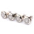 Momentary Button Switch LED 1 Piece 16mm 1NO 1NC Connection 12V Metal LED Toggle Switch Latching Push Button Red light
