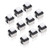 uxcell 5_8x5_8x7_5mm PCB DIP Mounting Tact Tactile Push Button Switch Self Lock 6 Pin 10PCS