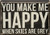 Primitives by Kathy Inspire Happy Box Sign, Neutral
