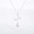 Jovono Rose Pendant Necklaces Dainty Necklace Chain Jewelry for Women and Girls  Silver