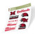 Miami University Ohio NCAA Sticker Vinyl Decal Laptop Water Bottle Car Scrapbook  Type 2 Sheet