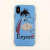 C CASESOPHY Ultra Slim Soft TPU Blue Donkey Eeyore Case for iPhone XR 6_1 Inch 2018 Shockproof Smooth Cartoon Cute Chic Lovely High Fashion Stylish Co