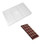 O'Creme Clear Polycarbonate 1-Piece Chocolate Mold Transparent Candy Mould, Rectangles Bar, 3 Cavities
