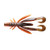 Jackall Lures JCHUN4_SIGPO Chunk Craw Soft 4 inch  Craw Si Orange Bait Lure  Pack 6