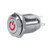 12mm 12V Car Power Push Button Switch_ Waterproof Metal LED Push Button Power Switch 1NO1NC Red