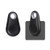 Wireless Bluetooth Camera Shutter Remote Control_ Selfie Button Clicker Remote for All iOS and Most Android Devices Black