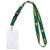 Kentucky State University NCAA Car Keys College ID Badge Holder Lanyard Keychain Detachable Breakaway Snap Buckle  w Pouch Green