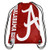 Alabama Crimson Tide NCAA Big Logo Drawstring Backpack