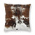 antcreptson Cowhide Print Throw Throw Pillow Decorative Pillow Case Home Decor Square 18x18 Inches Pillowcase