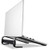 Laptop Stand for Desk_ Laptop Lift Ergonomic Aluminum Computer Stand_ Adjustable Laptop Riser Ventilated Portable Laptop Holder_ Compatible with 10_15