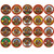 Crazy Cups Flavored Decaf Coffee Single Serve Cups For Keurig K Cup Brewer Variety Pack Sampler, 20 Count (Decaf Sampler)