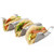Taco Holders Stands Stainless Steel Set Taco Stand Rack Tray Style Holds Up to 4 Tacos Each for Soft  and  Hard Shell Tacos  taco holders