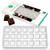 O'Creme Clear Polycarbonate Chocolate Mold Transparent Jelly Candy Mould, Gift Box 24 Cavities Tray