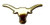 The University of Texas Longhorns Metal Auto Emblem  Gold