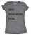 Womens Best Dog Mom Ever T Shirt Funny Mothers Day Puppy Lover Gift Hilarious  Dark Heather Grey  _ M