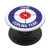Maine Curling Team Sweep Rock ME State Outline PopSockets Grip and Stand for Phones and Tablets