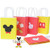 CrzPai Mouse Birthday Party Bags 24 Pcs Mickey Themed Goodie Gift Bags Mini Mouse Treat Candy Party Favor Bags for Kids Birthday Party Supplies