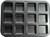 Mini Loaf Pan_Brownie Cake Pan 12_Cavity_Non_Stick Carbon Steel Baking Bread Pan Baking Tray Bakeware for Oven Baking