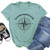 Not All Who Wander are Lost Women Travel T Shirt Compass Graphic Baseball Tee Short Sleeve Cotton Casual Tops  L_ Green Not All Who Wander are Lost Women Travel T Shirt Compass Graphic Baseball Tee Short Sleeve Cotton Casual Tops  L_ Green