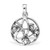 WithLoveSilver 925 Sterling Silver Celtic Round Triquetra Scottish Thistle Pendant