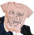 UNIQUEONE The Lord is My Strength and My Song T_Shirt Women Short Sleeve Letter Print Funny Casual Tee Blouse Size L  Pink