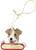Jack Russell Terrier Dog Santa's Pal Christmas Ornament