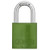 UltraSource Aluminum Safety Padlock, Green