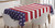 Striped Decor Tablecloth by Ambesonne, American Flag with Stars Stripes USA State Royalty Emblem National Icon Country, Dining Room Kitchen Rectangular Table Cover, 60W X 84L Inches, Blue Red