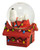 Peanuts Snoopy on Doghouse Mini Christmas Snowglobe by Westland